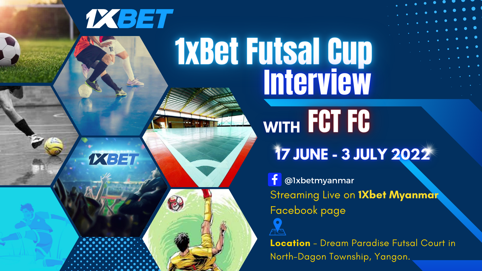 1xBet Myanmar Futsal Cup Interview